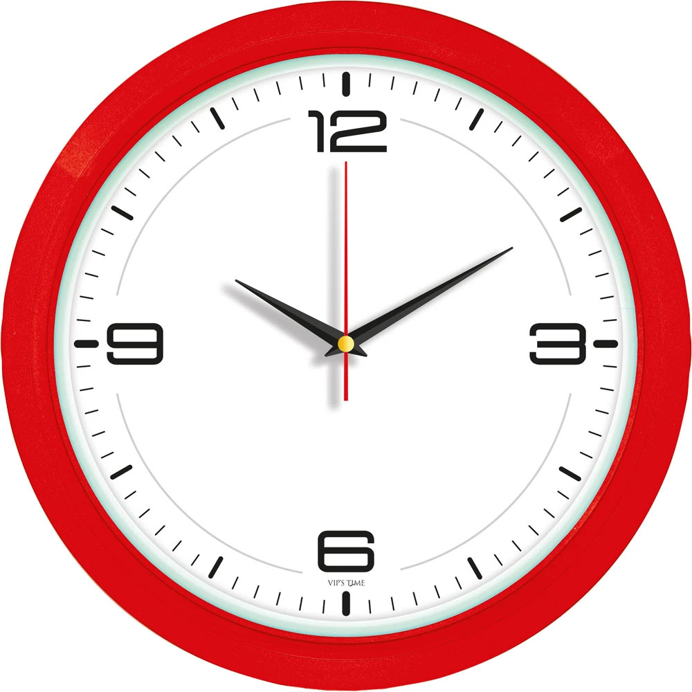 506-k V30-506-K Plastik Duvar Saati - Görsel 1